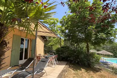 Image de maison Emeraude piscine chauffée, wifi gratuit