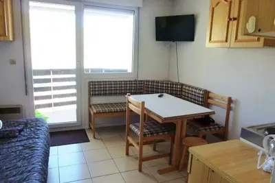 Image de Studio 4 pers, proche pistes avec balcon et parking