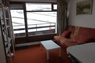 Image de Studio cosy pour 4 personnes avec balcon proche des pistes