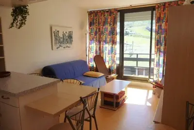 Image de Appartement 6 pers avec balcon, accès pistes, parkings et casier à skis