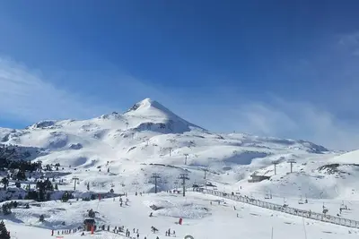 Image de Studio 4 pers avec balcon, pied des pistes, parking gratuit, ascenseur