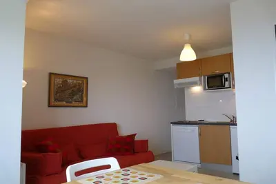 Image de Appartement cosy 4 pers avec accès pistes, lave-vaisselle, lave-linge, casier à skis, parking gratuit