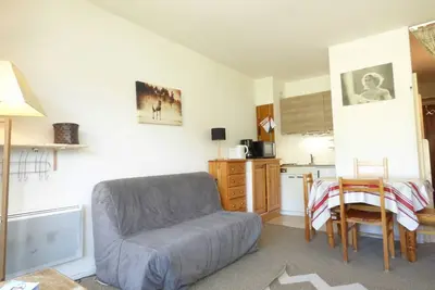 Image de Studio au pied des pistes pour 5 pers. avec balcon, casier à skis, et parkings gratuits - La Pierre St Martin