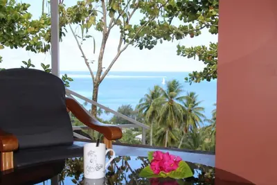 Image de Bungalow-Salle de bain privée séparée-Vue sur le lagon
