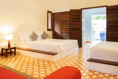 Image de Khla Lodge Chambre familiale - vue piscine
