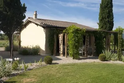 Image de Casetta/Dependance-Condominium-de Luxe-Sdb privée avec douche-Vue sur la camp. . .