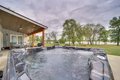 Image de Lakefront Afton Home w/ Hot Tub & Game Room!