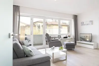 Dreamcatcher vacation apartment with balcony in the Kurparkresidenz in Grömitz