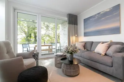 Vacation apartment 3 with balcony at Haffkamp 23 in Grömitz