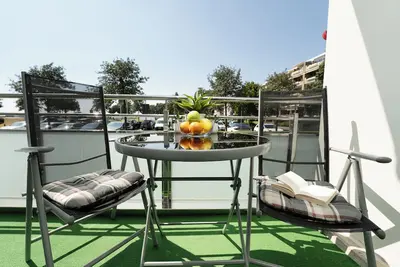 Vacation apartment 5 with balcony in the Fürstenhof in Grömitz