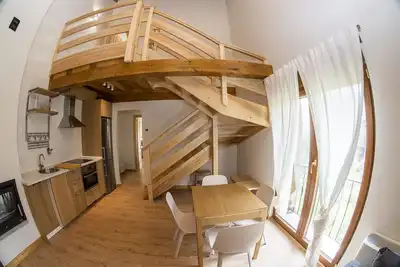 Image de Duplex-Suite-Douche-Vue sur Parc-dos dormitorios