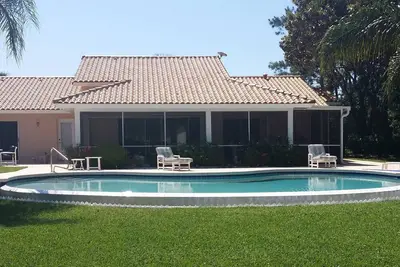 Image de Villa pool on lake  waterski school and golf near Orlando