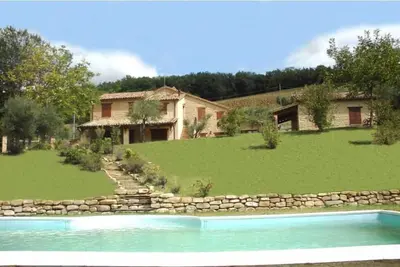 Image de Villa de Charme en Marche, piscine privée et paysage fantastique