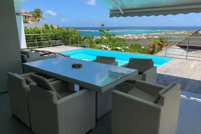 Image de Villa piscine et vue mer Orient Bay