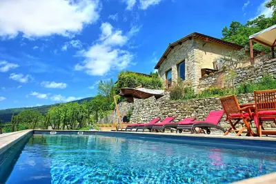 Image de Magnifique maison de vacances privée avec climatisation, Wifi, piscine privée, Tv, véranda