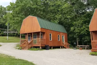 Image de Loft cabin #1, room for the whole family. Beautiful area.