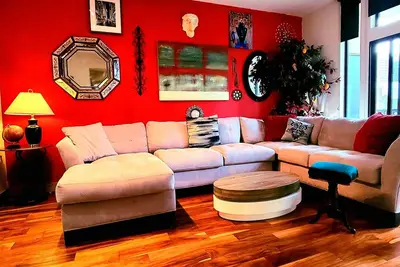 Image de View of Downtown Houston blocks from midtown, Mm ballpark & Toyota Center