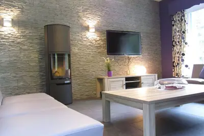 Image de Luxueuse maison de vacances à la campagne avec jardin