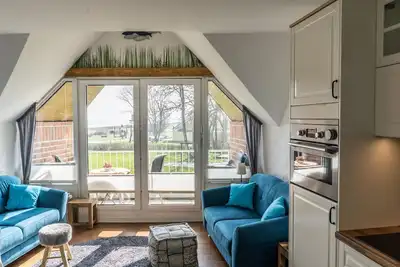 Image de Baltic Sea view - 1st floor, balcony, shower, washing machine, swimming pool, infrared cabin