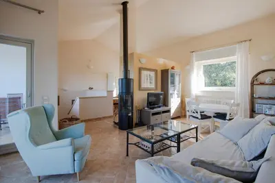 Image de Appartement de vancance près de Rome, avec terrasse et vue sur la mer - Jardin