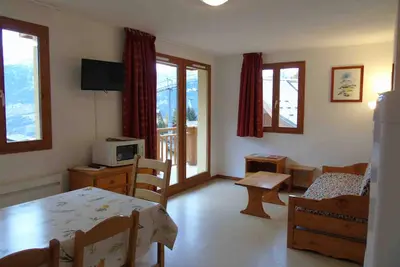 Image de Appartement 3 pièces 8 personnes avec balcon à 100m des remontées mécaniques