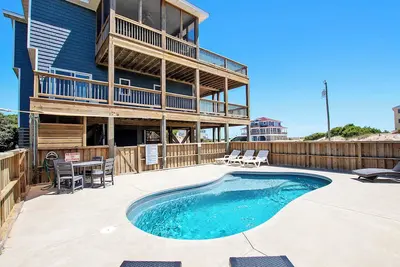 Image de Semi-Oceanfront, Ocean Views, Wild Horses, Private Pool, 4x2338, Race To The Beach