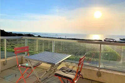 Image de Studio cabine cosy Ă Quiberon avec vue mer et garage