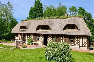 Image de chaumière normande et piscine chauffée (rénovation 2024) 7 couchages