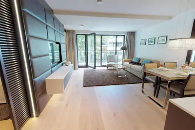Image de Luxurious vacation apartment 2. 12 for 4 people with sauna and balcony - close to the beach!