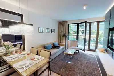 Image de Luxury vacation apartment 0. 03 with balcony near the beach in Timmendorfer Strand