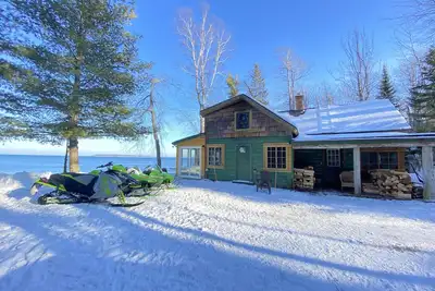 Image de Near Munising. and and  Snowmobile trails