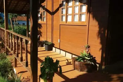 Image de Cozy and Charming Wooden House With Wood Stove and Fishing Pond