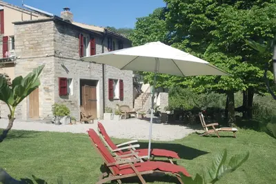 Beautiful agriturismo with stunning view of vineyards and mountains. Francesco.