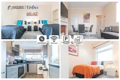 Fully Furnished 3br House in Manchester | Free Wifi & Parking | Near City Centre