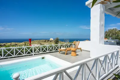 Oia Sunset Villas - villa Topaz - Piscine - privée extérieure chauffée Spa