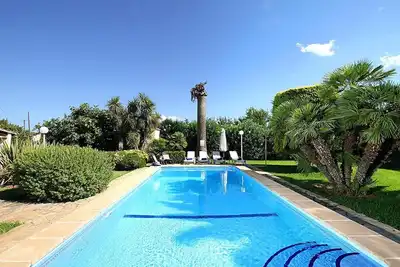 Image de Maison de campagne \"Can Moreno\" avec piscine, climatisation, Wi-Fi, jardin et terrasse