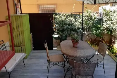 Image de Alghero: Casa del Sole: Trivano Fronte Spiaggia Lido S. Giovanni con Giardinetto