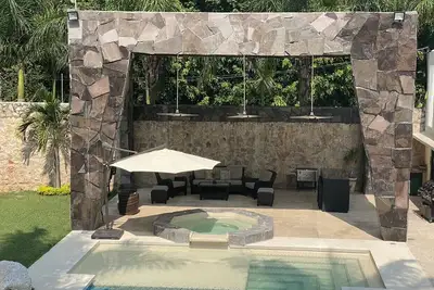Image de Spectacular villa, for + 20 people, includes boiler, Yautepec, Morelos.
