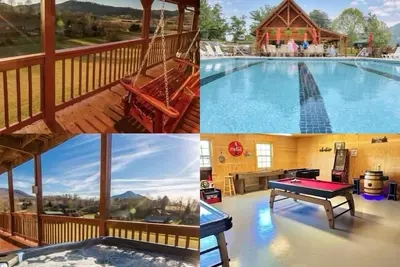 Image de ❤️Amazing, Game Rm, King Bds, Thtr, Arcades, Sleeps16-5 miles to Smoky National Park❤️