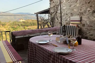 The Garden House, a Lovely Stone Built House with great view
