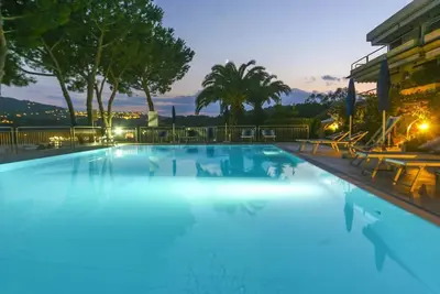 Image de Studio 4 with sea view pool in a panoramic position above the village of Porto Azzurro
