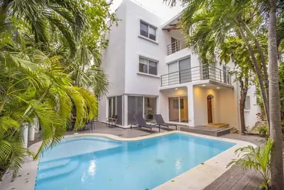 Image de Amazing Casa de los Cielos with Private Pool Few Steps From The Beach!