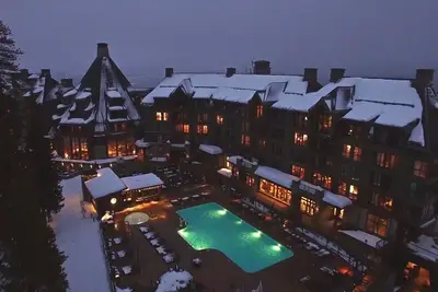 3br with a fireplace at the Ritz Carlton