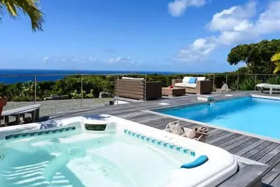 Villa Costa Nova  | Ocean View - Located in  Fabulous Gouverneur with Private Pool