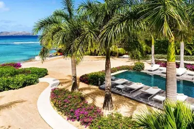 Villa Palm Beach  | Beach Front - Located in  Magnificent Lorient Beach with Private Pool