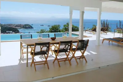 Villa Cactus  | Ocean View - Located in  Exquisite Colombier with Private Pool
