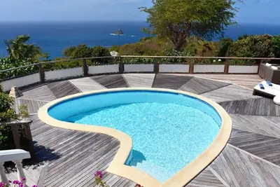 Villa Taniko  | Ocean View - Located in  Wonderful Colombier with Private Pool