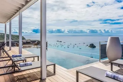 Villa Belharra  | Ocean View - Located in  Beautiful Colombier with Private Pool