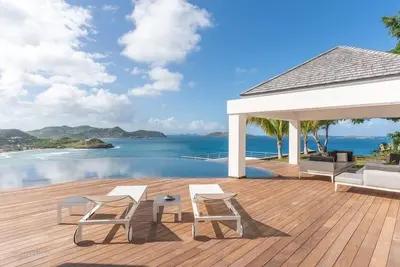 Villa Coco  | Beach View - Located in  Fabulous Lorient Beach with Private Pool