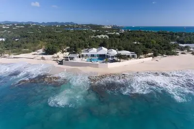 Villa Ecume Des Jours  | Beach Front - Located in  Fabulous Plum Bay with Private Pool